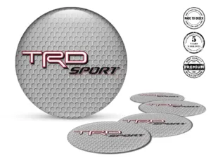 Toyota TRD Adesivi Silicone Logo Emblemi Ruota Alta Qualità